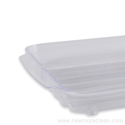 Clear Plastic Refrigerator Container Drawer Organizer Tray